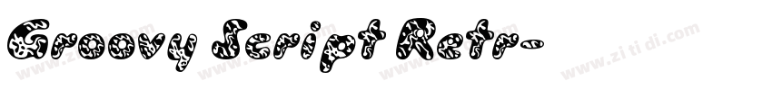 Groovy Script Retr字体转换